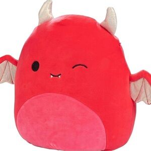 Red and Pink Plush Toy